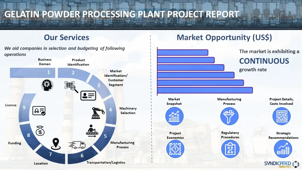 Gelatin Powder Processing Plant Project Report
